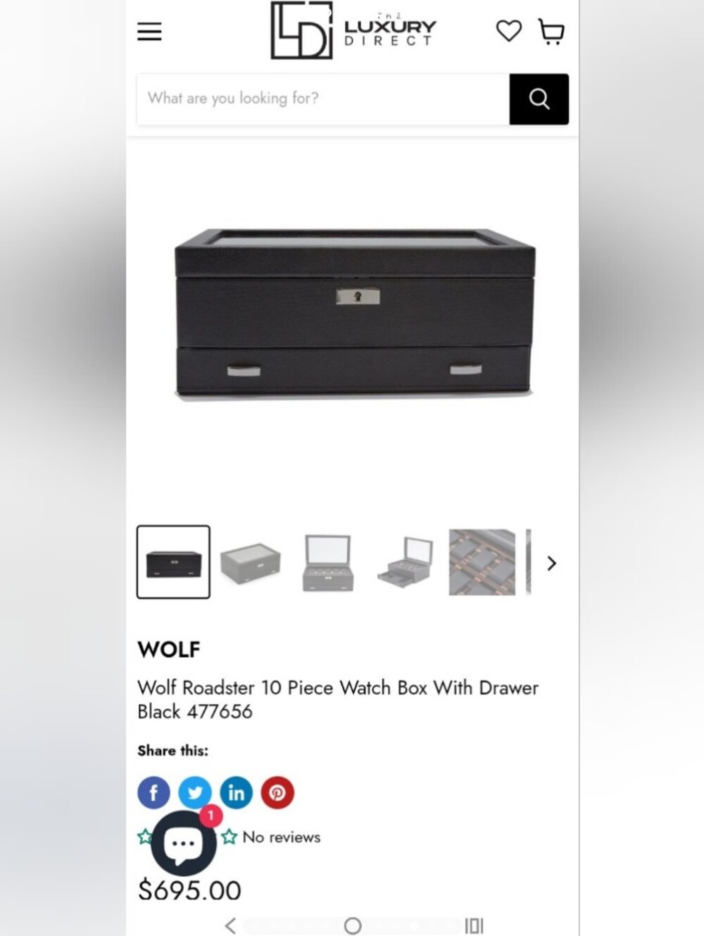 WOLF WATCH CASE 10 SLOT $695 - Picture 10 of 12